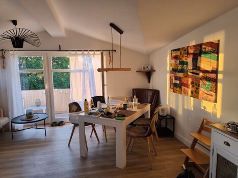 Abendsonne in der Ferienwohnung Anna Mari