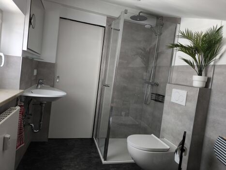 Integriertes Duschbad vom Ostseezimmer aus begehbar (SZ 2)