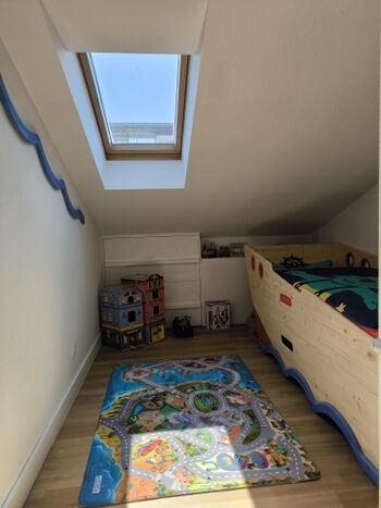 Schlafzimmer 3 - das Kinder - Spielzimmer mit Boot Bett