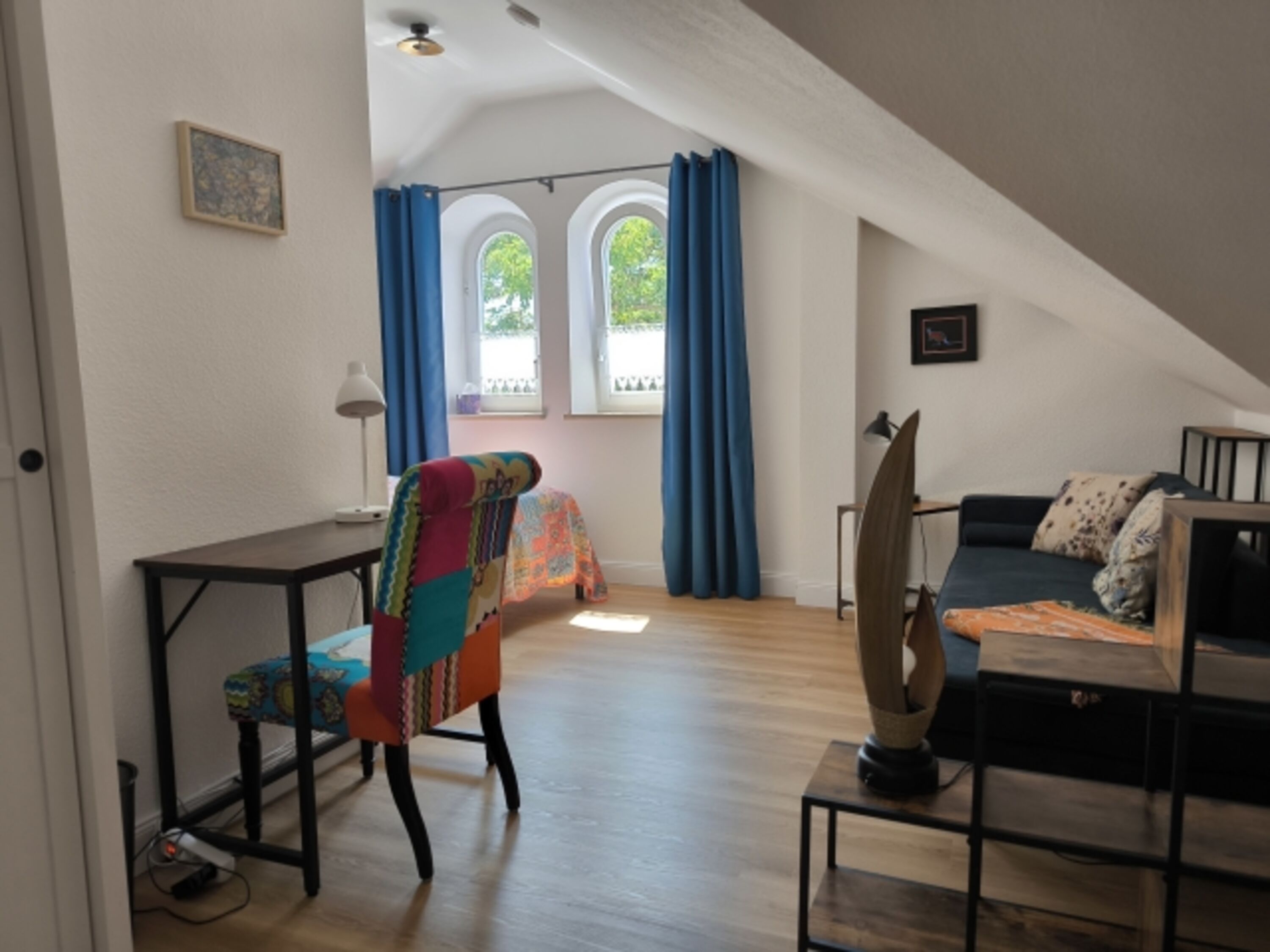 Boddenzimmer mit Arbeitsplatz