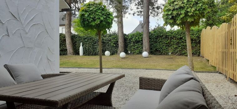 Terrasse und Garten sind nicht einsehbar