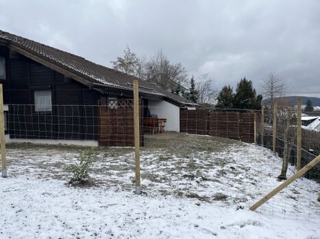 Eingezäunter Garten, Zaunhöhe: 1.50 Meter