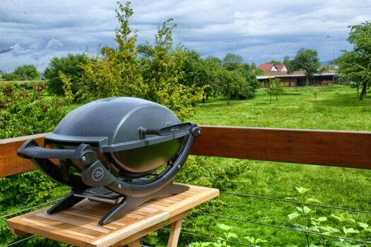 Balkon mit Weber Elektro Grill