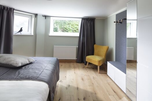 Schlafzimmer im Souterrain