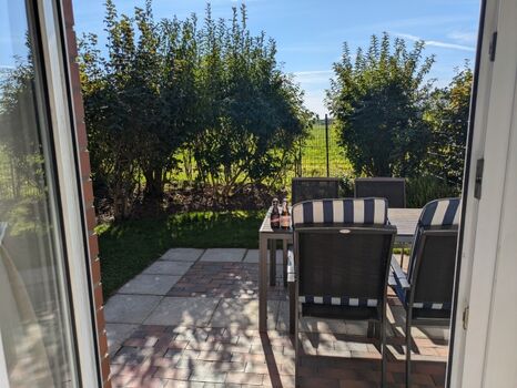 Blick aus dem Wohnzimmer