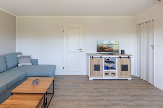 Das großzügige Wohnzimmer