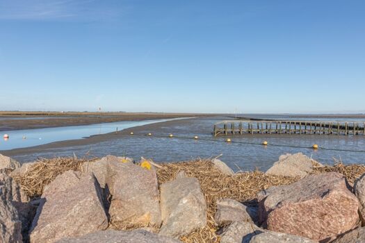 Nur einen Steinwurf von der Nordsee entfernt