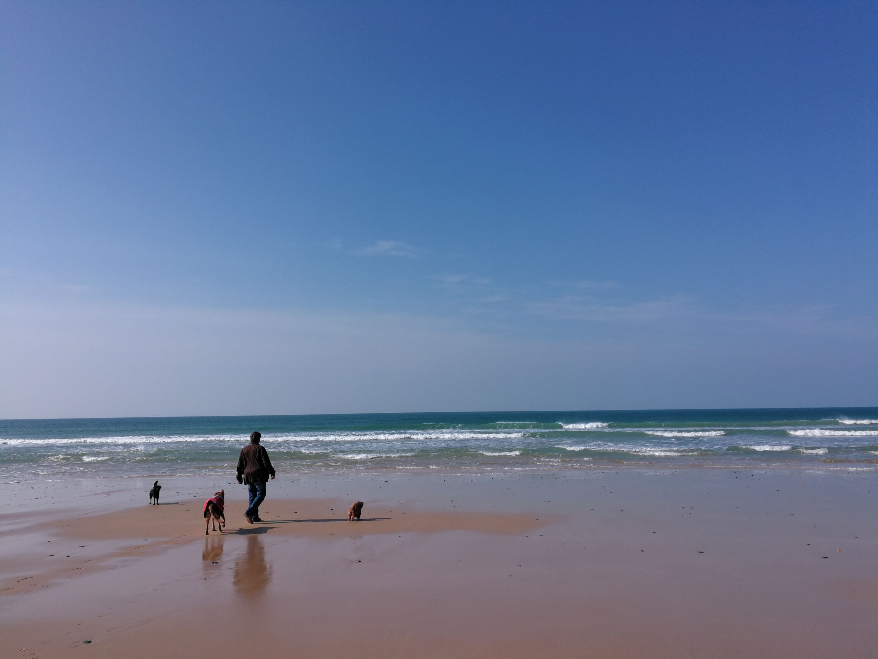 Herbst in Frankreich am Meer