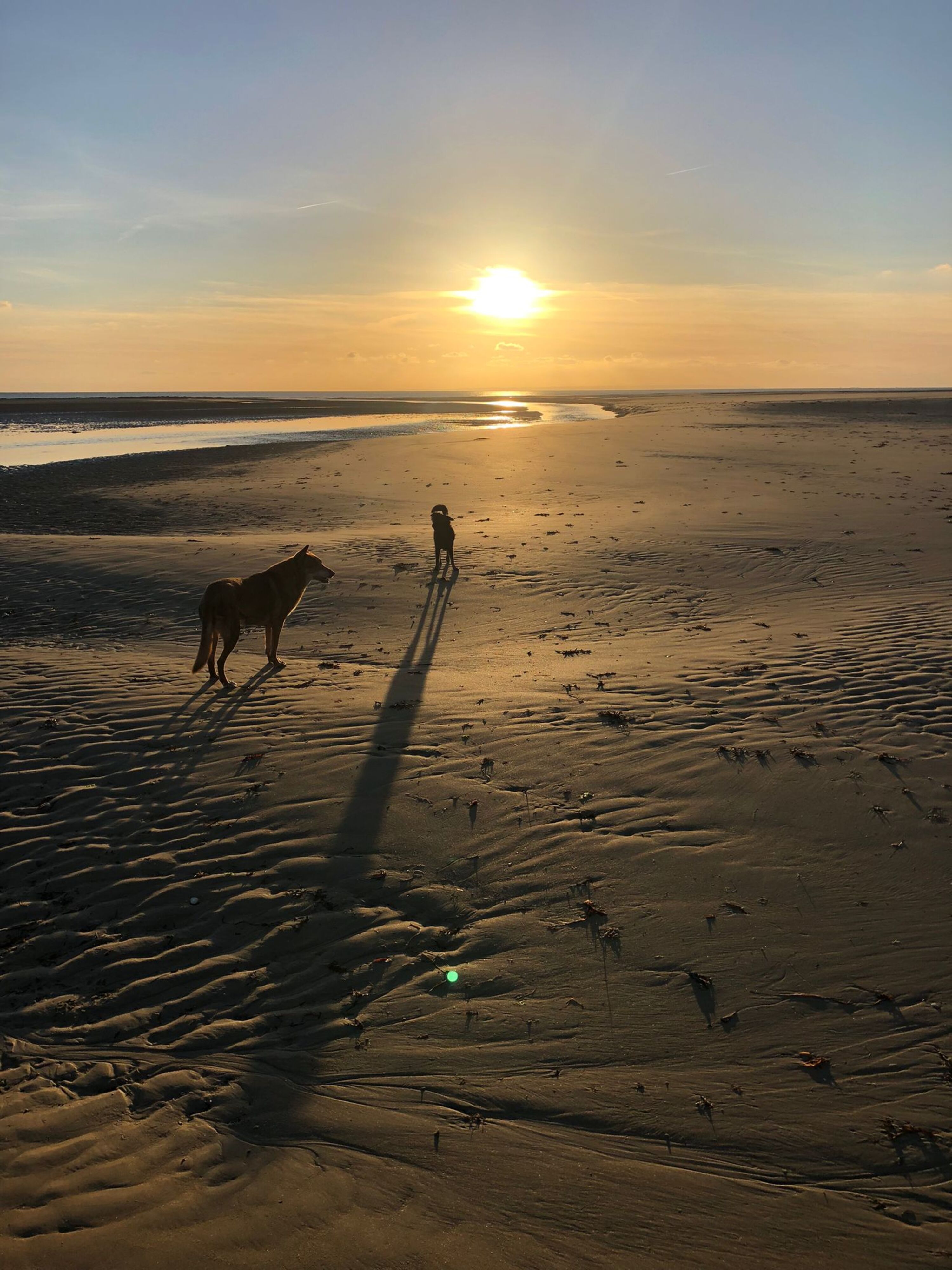 Sonnenuntergang am Strand