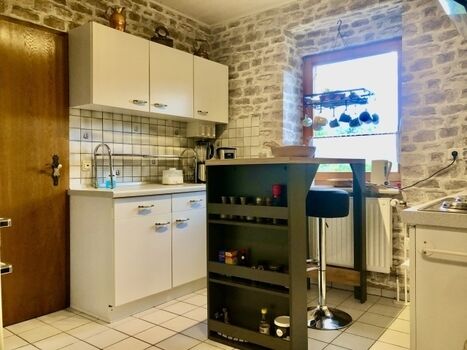 Küche direkt angrenzend am Eßbereich