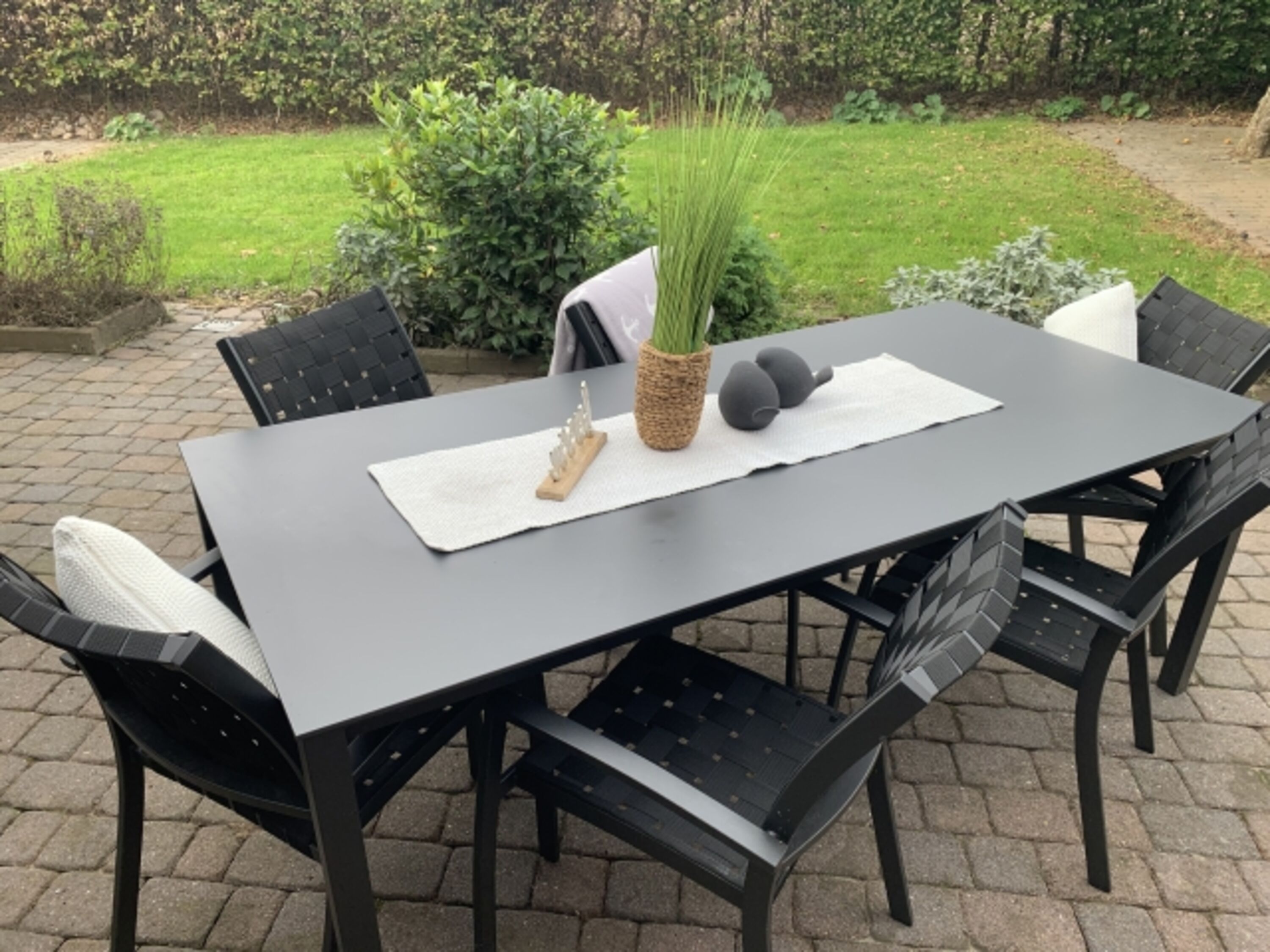Essbereich im Garten