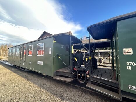 Bertsdorf-Hörnitz hat einen eigenen Bahnhof der historischen Schmalspurbahn