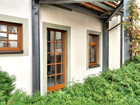 Die eigene, überdachte Terrasse