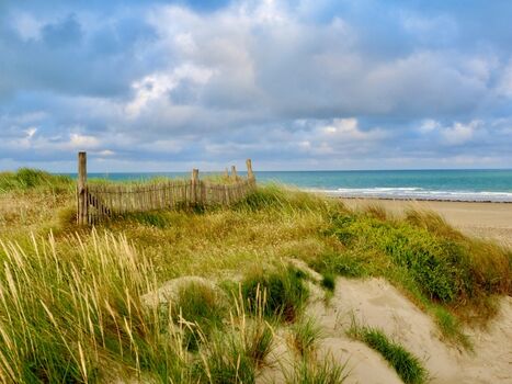 Am Strand in Bretteville-sur-Ay
