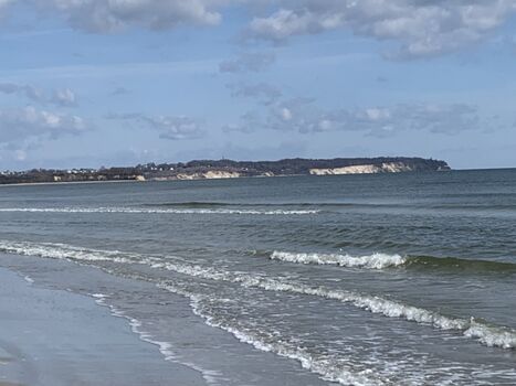 Weitblick auf das Ostseebad  Göhren