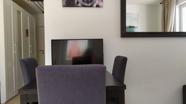 Blick in das Wohnzimmer