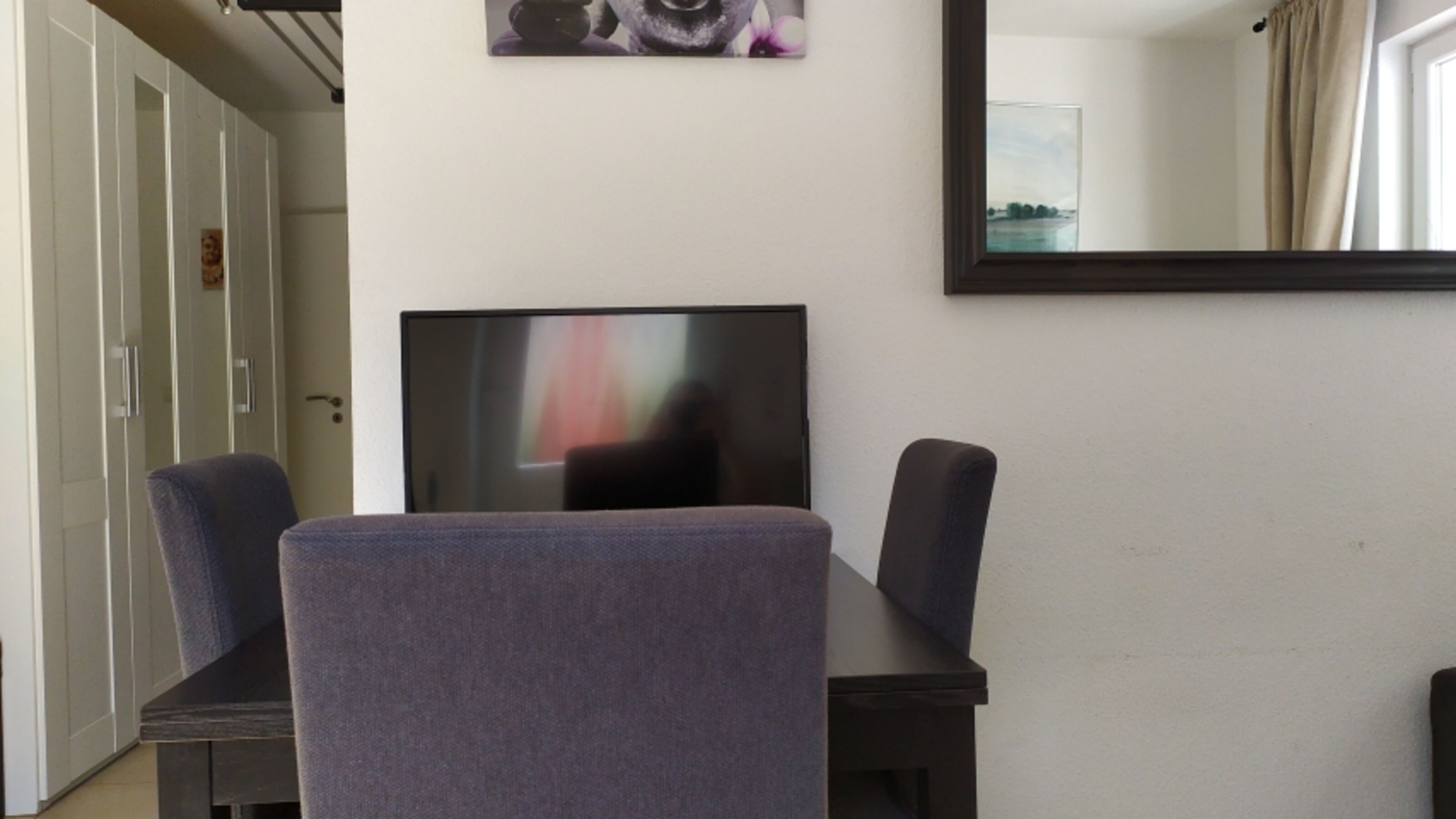Blick in das Wohnzimmer