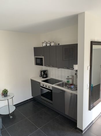 Blick auf die Küchenzeile