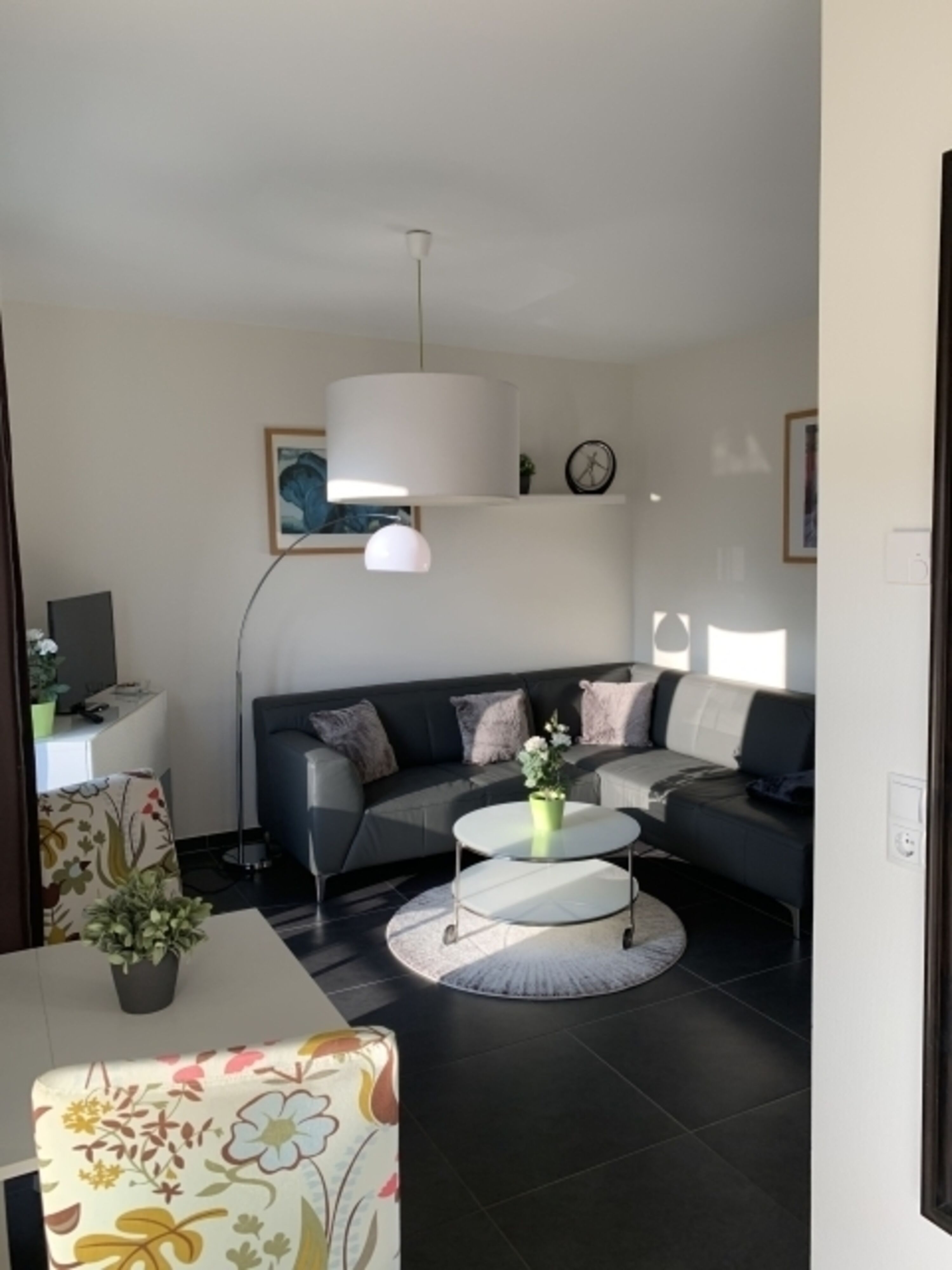 Blick in das Wohnzimmer