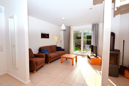 Wohnbereich mit Kaminofen