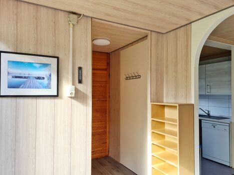 Terrasse mit Schuhregel