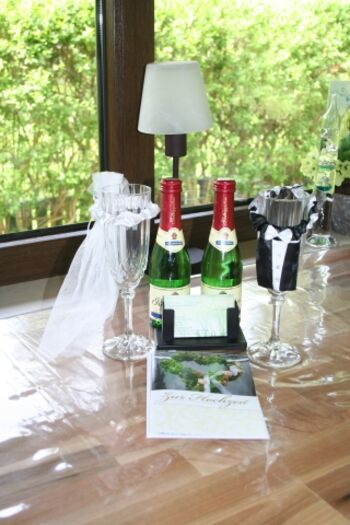 ...auch ein Brautpaar war schon da