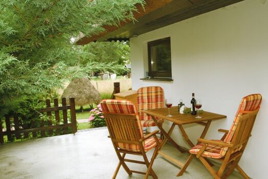 Sitzplatz auf der Terasse