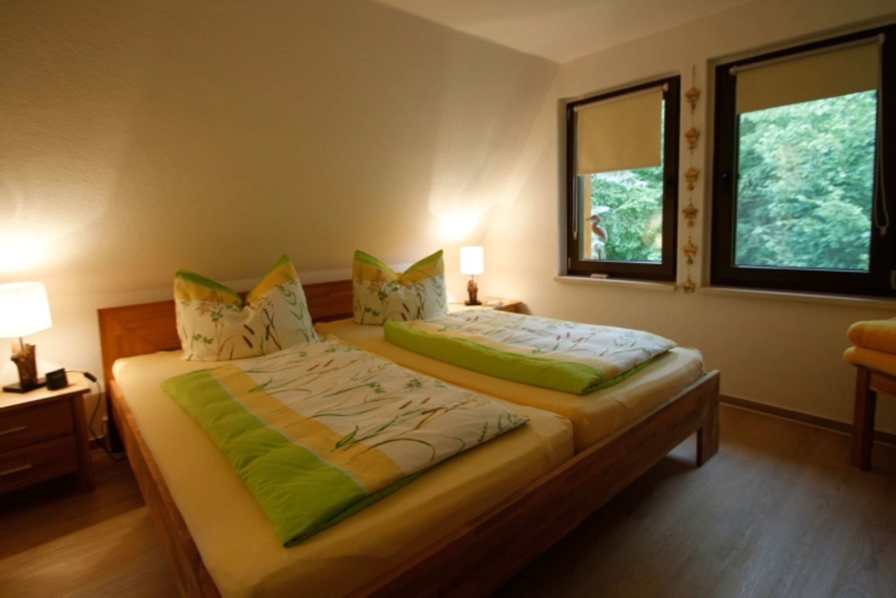 Schlafzimmer mit Doppelbett 200*200