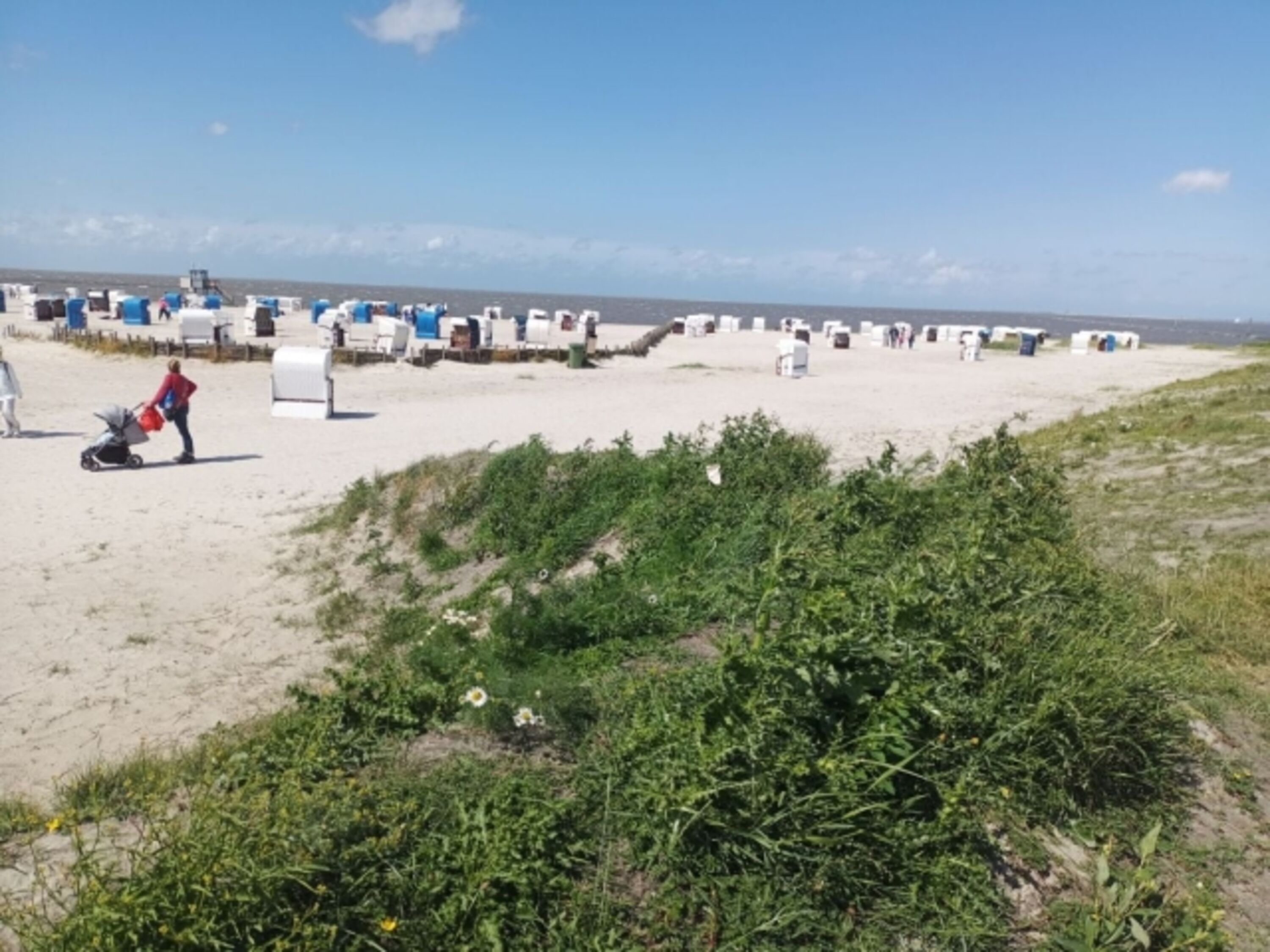 Ein Strand in Horumersiel 