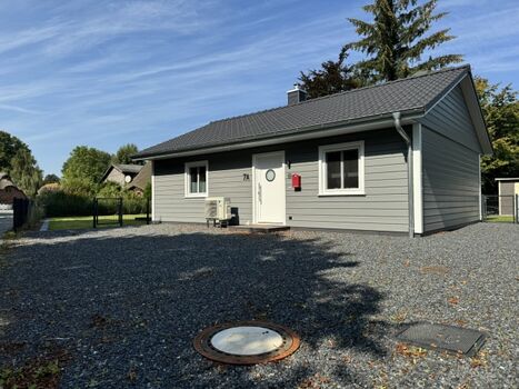 Das Ferienhaus Fördezauber mit Parkmöglichkeiten direkt vor dem Haus