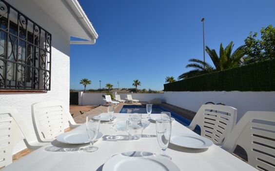 Terrasse Richtung Flamingolagune