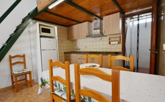 Küche und Essbereich