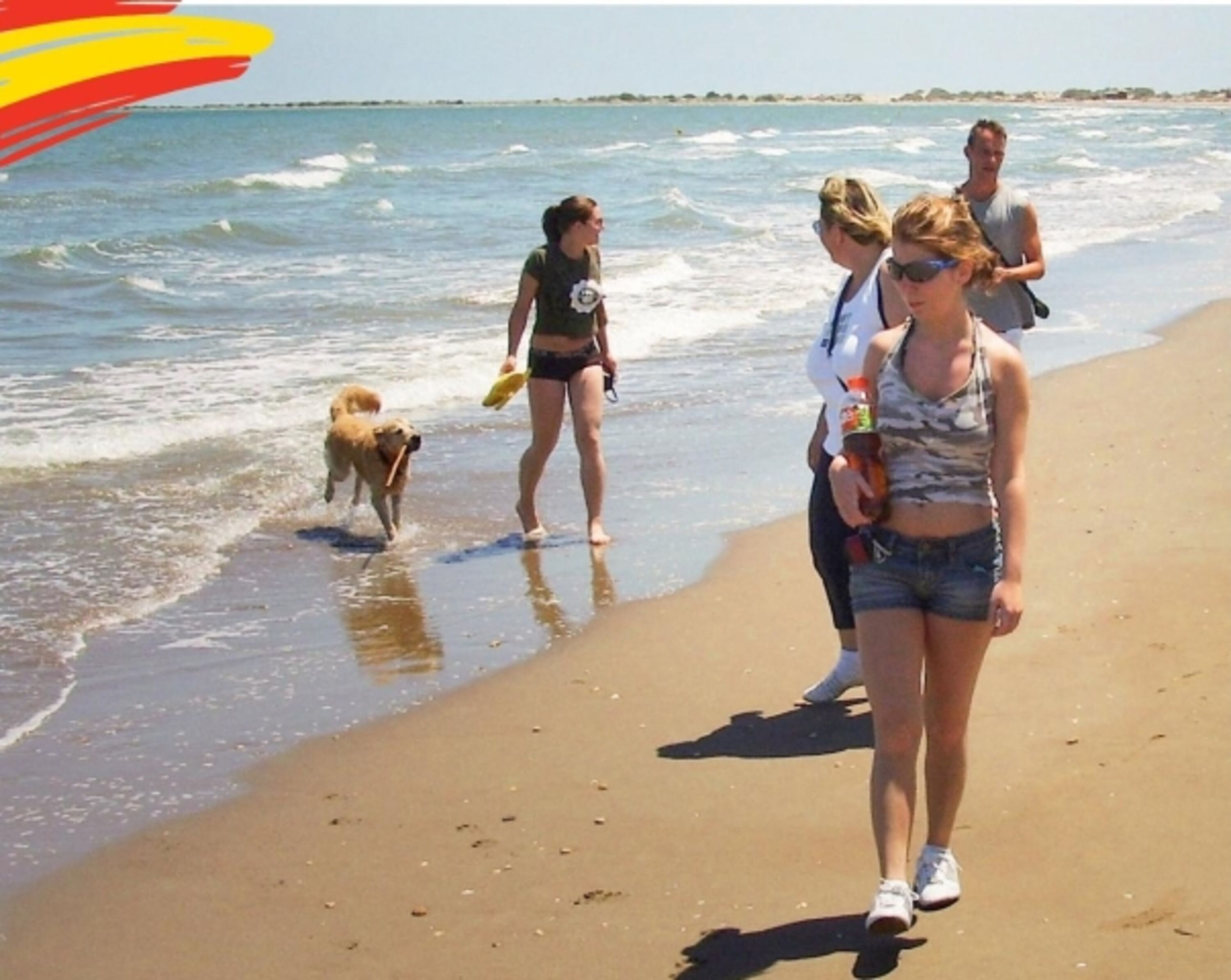 Strandhaus Cai Cai liegt direkt am 20km Hundestrand