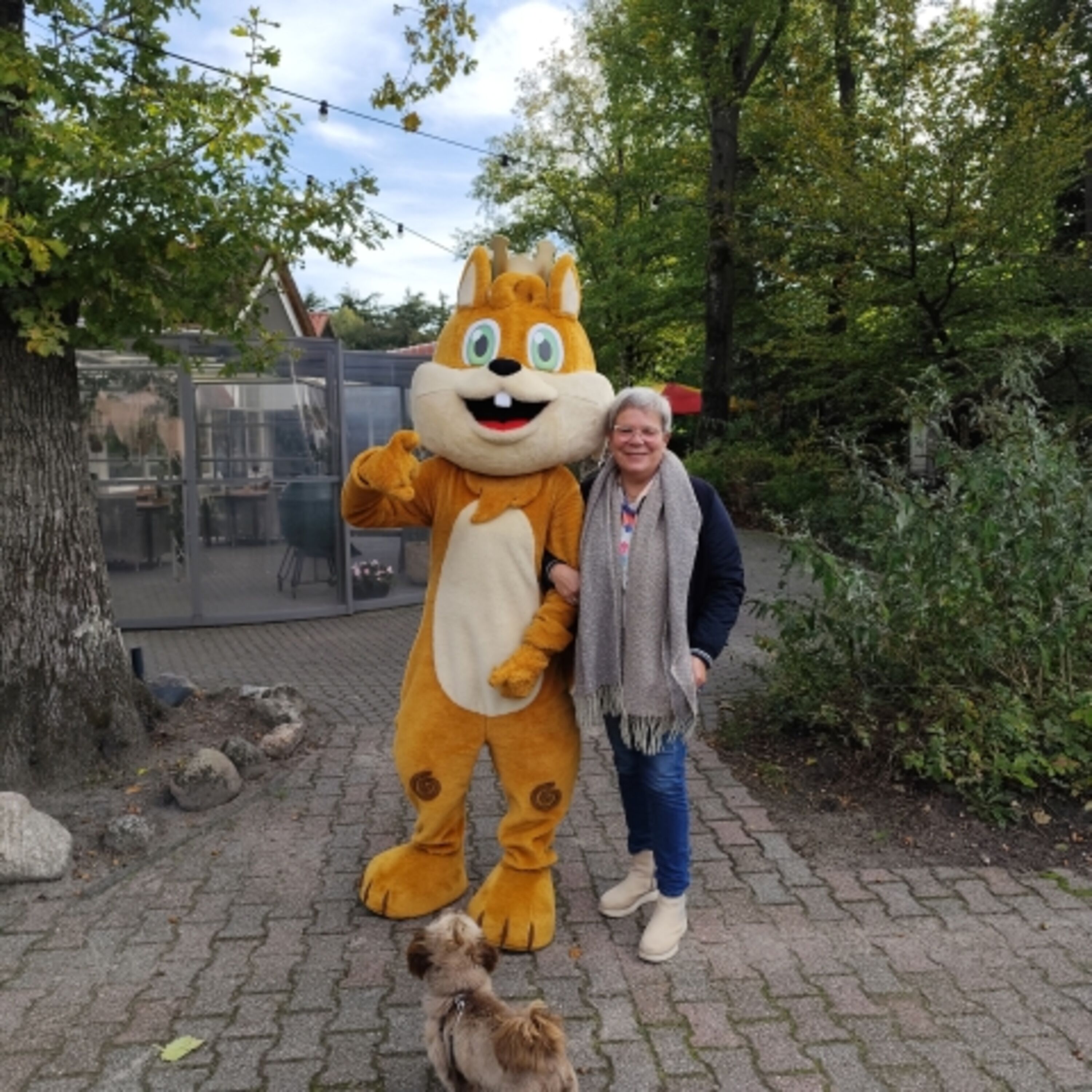 Animation im Park für die Kids