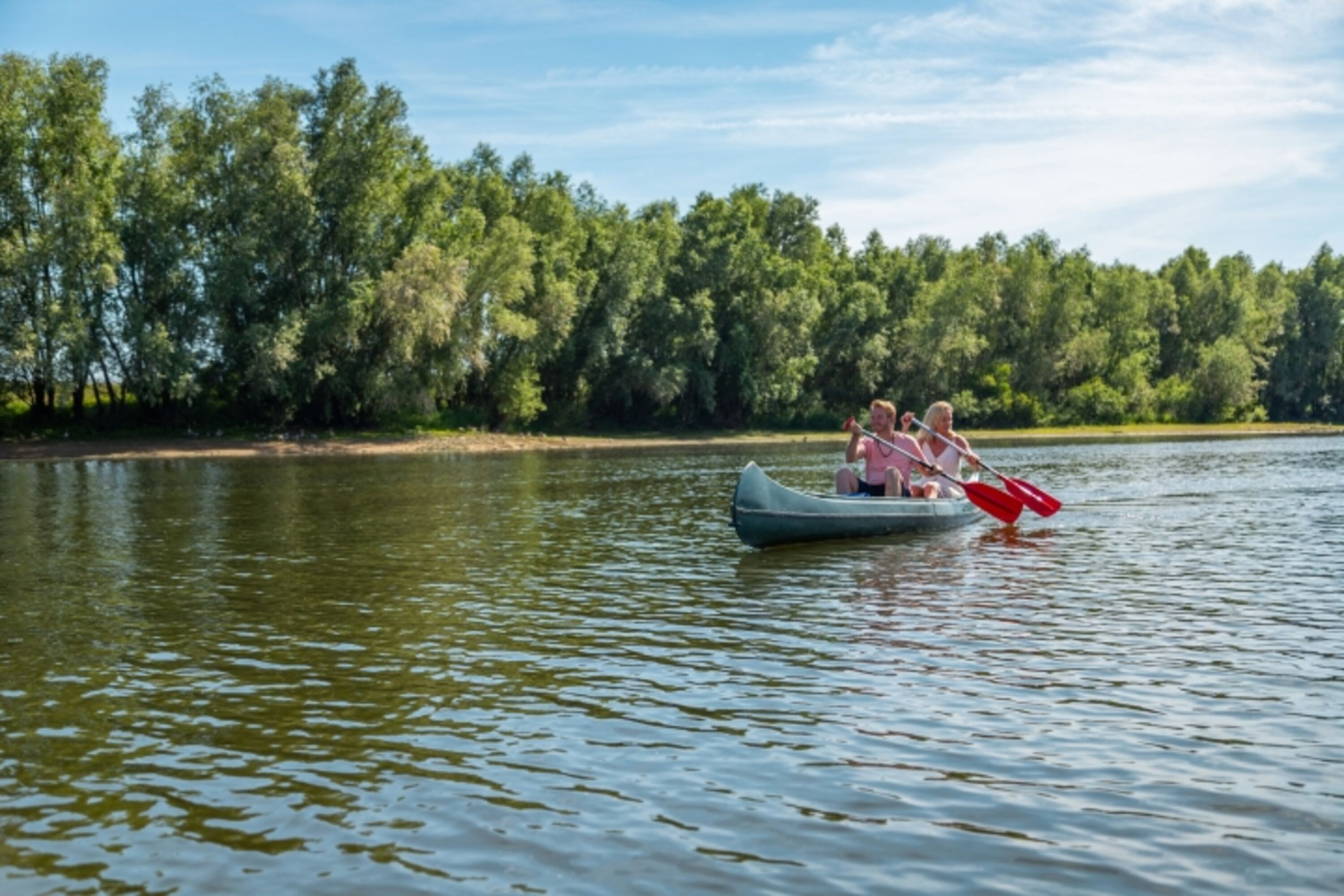 Kajaks und Boote kann man im Park ausleihen