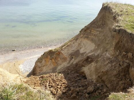 Steilküste in Schönhagen 