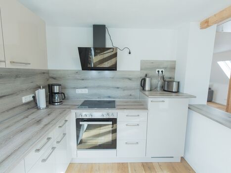 Große L-Küche - alles da