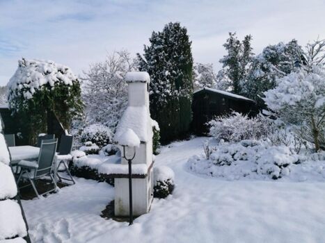 Garten im Winter