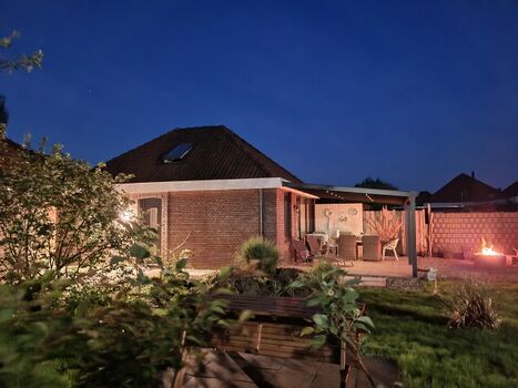 Grundstück Abendstimmung