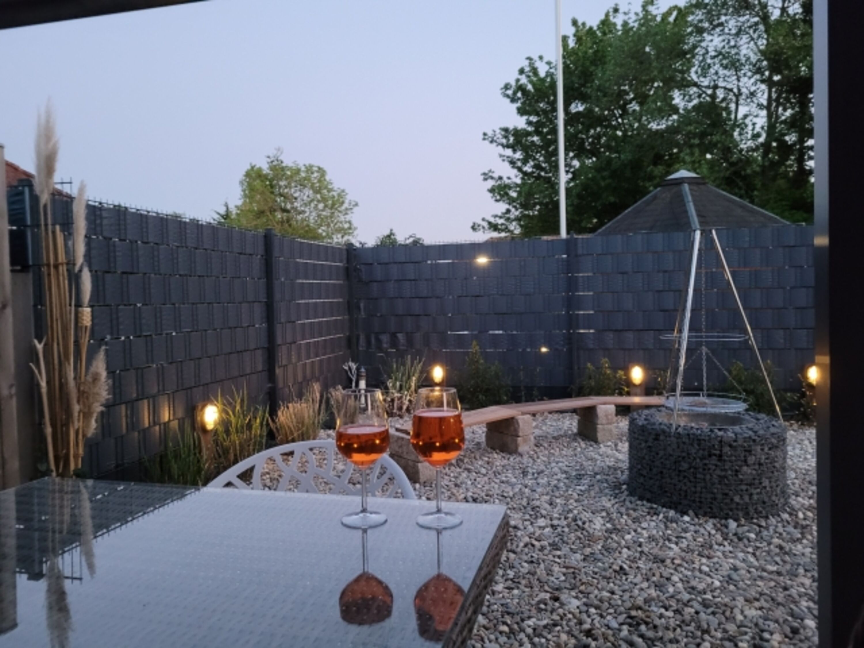 Terrasse Abendstimmung