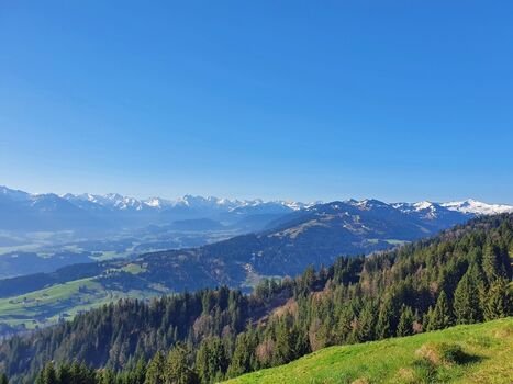 Bergpanorama im Allgäu