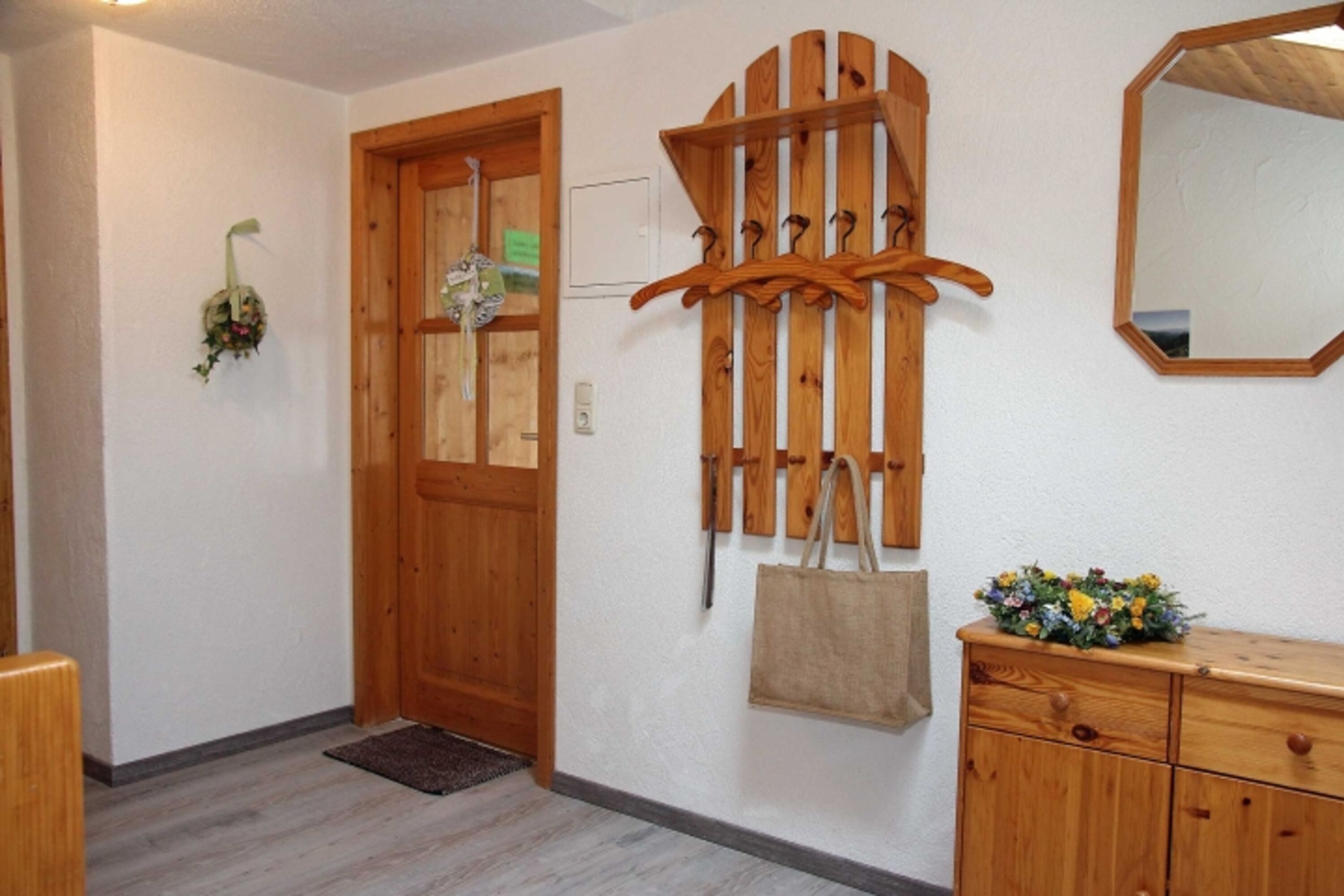 der Flur der Ferienwohnung