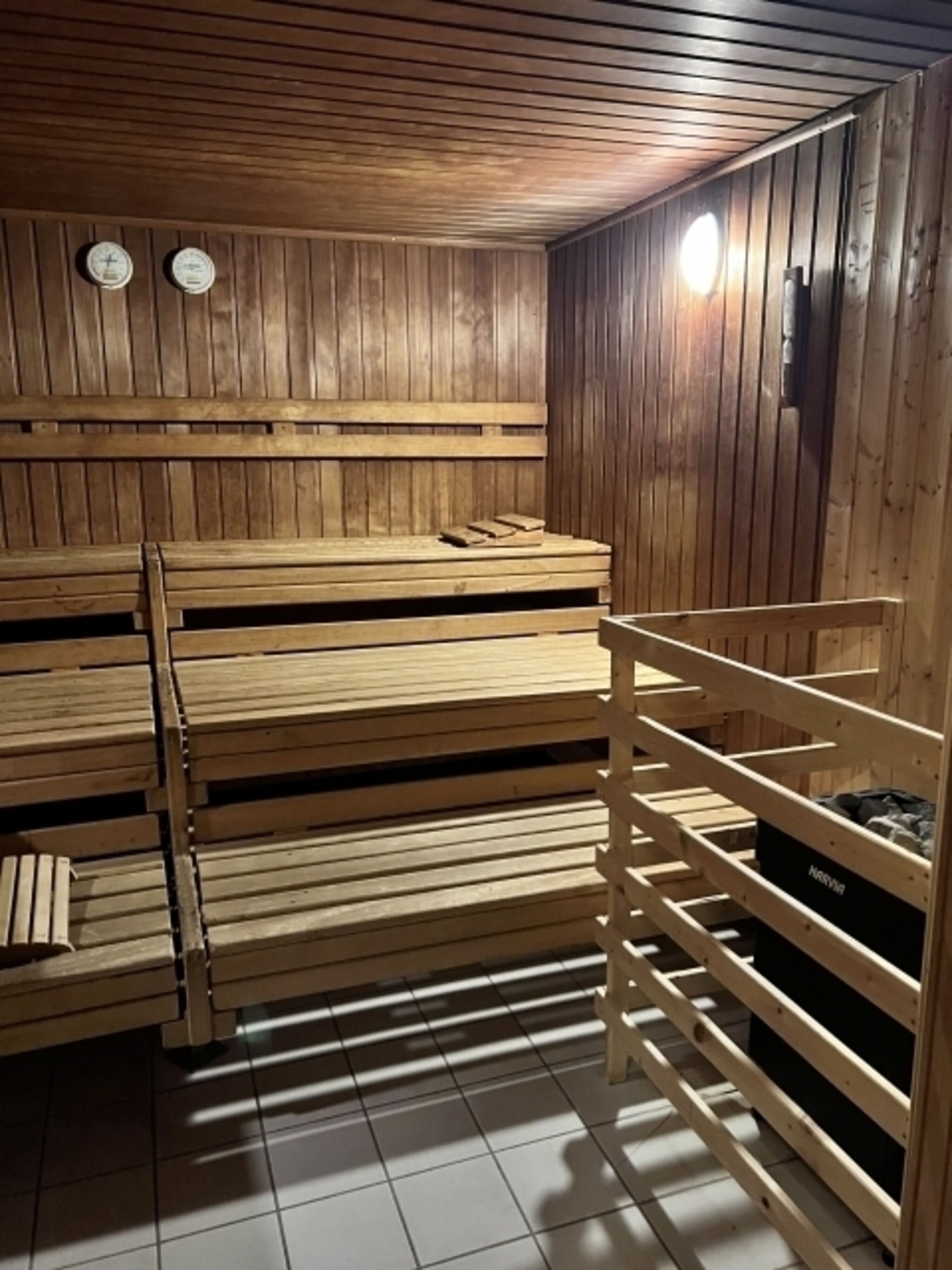 Sauna an 3 Tagen wöchentlich kostenfrei 