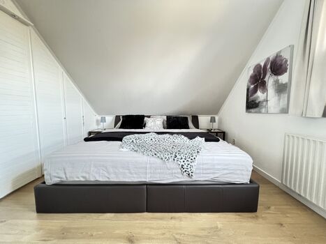 Schlafzimmer mit Blick zur Gracht