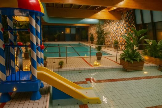 Schwimmbad mit Kinderbereich steht kostenlos zur Verfügung