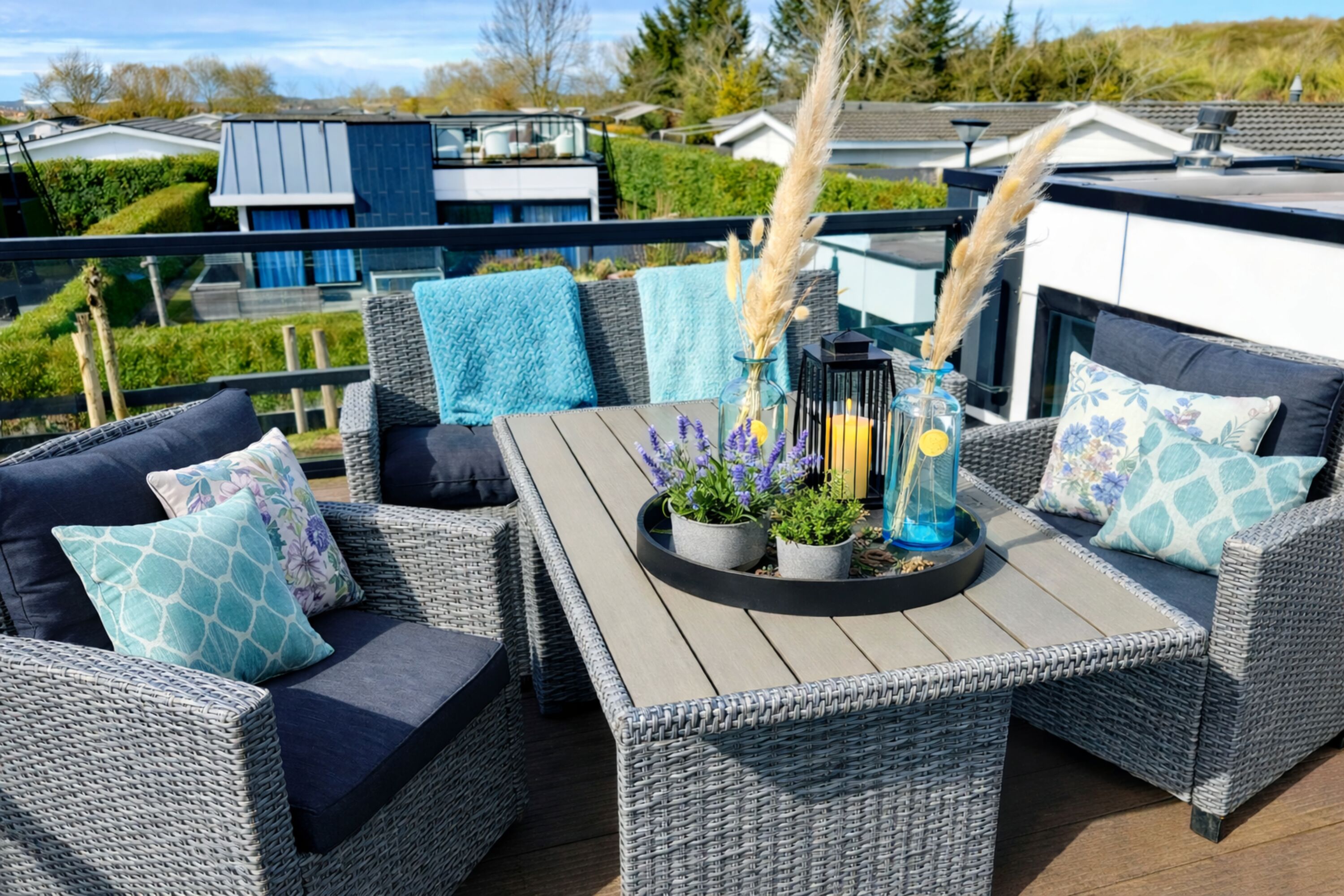 Dachterrasse mit Lounge
