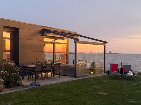 direkt am Ufer des IJsselmeeres