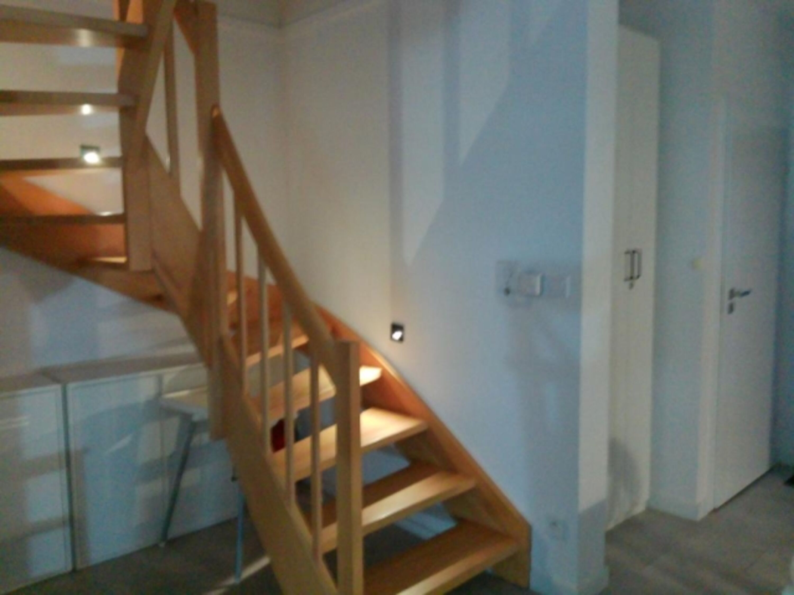 Treppe zum Obergeschoss