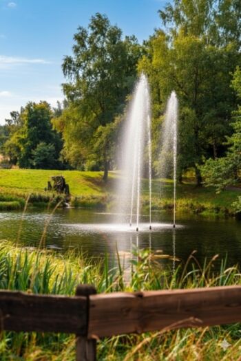 Kurpark neben der Ferienanlage