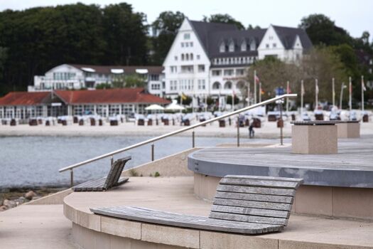 Strandpromenade in Glücksburg